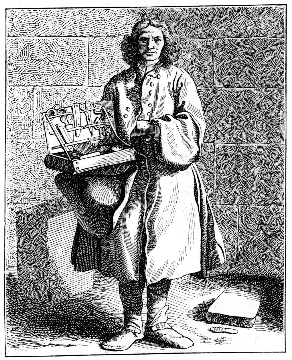 Nożyczki lub noże, 1737-1742. autorstwa Bouchardon