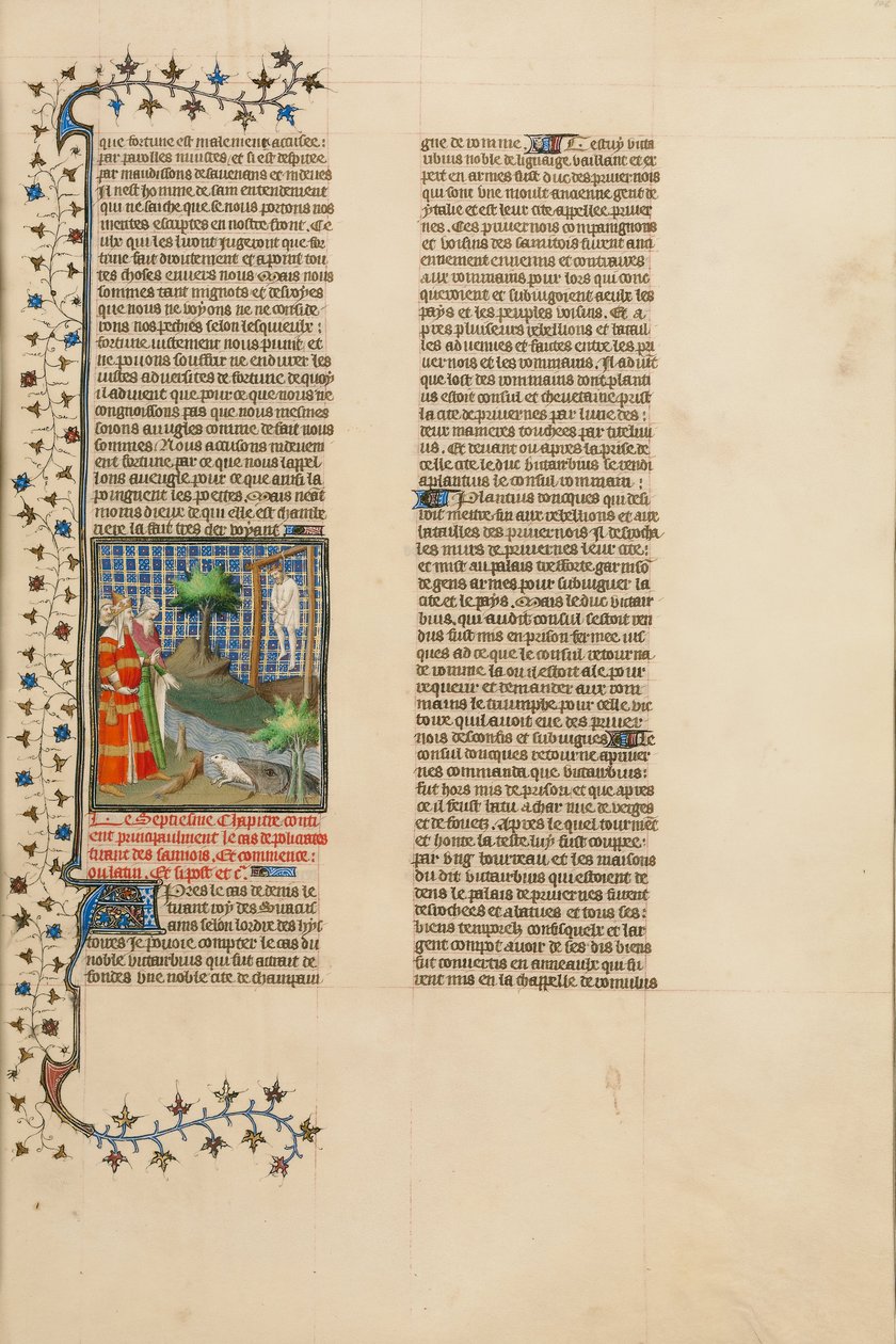 Polikrates powieszony autorstwa Boucicaut Master Illuminator