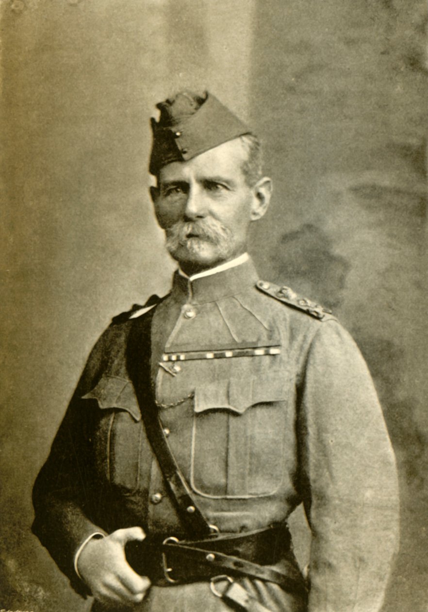 Generał Sir F.S. Roberts, Bart. Sukienka podczas wyprawy do Birmy, ok. 1890, 1901. autorstwa Bourne and Shepherd