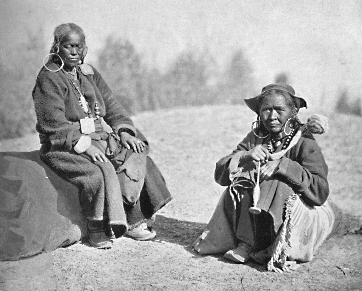 Kobiety Ladakhi pochodzenia tybetańskiego, 1902 autorstwa Bourne and Shepherd