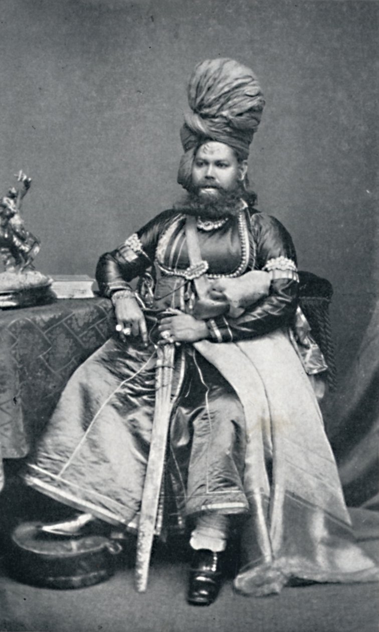 Maharadża Panab, prezydentura Bombaju, 1902 autorstwa Bourne and Shepherd