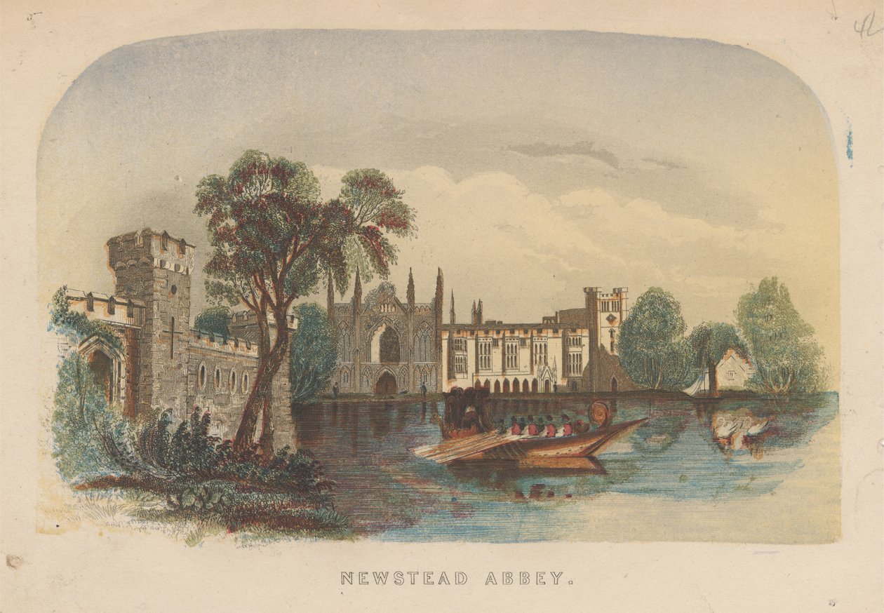 Opactwo Newstead autorstwa Bradshaw and Blacklock