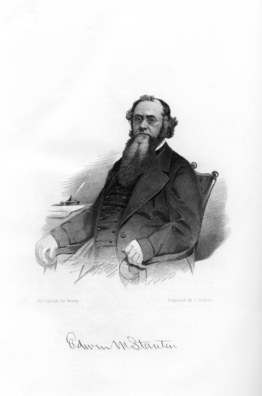 Edwin McMasters Stanton, amerykański prawnik, polityk, 1862-1867 autorstwa Brady