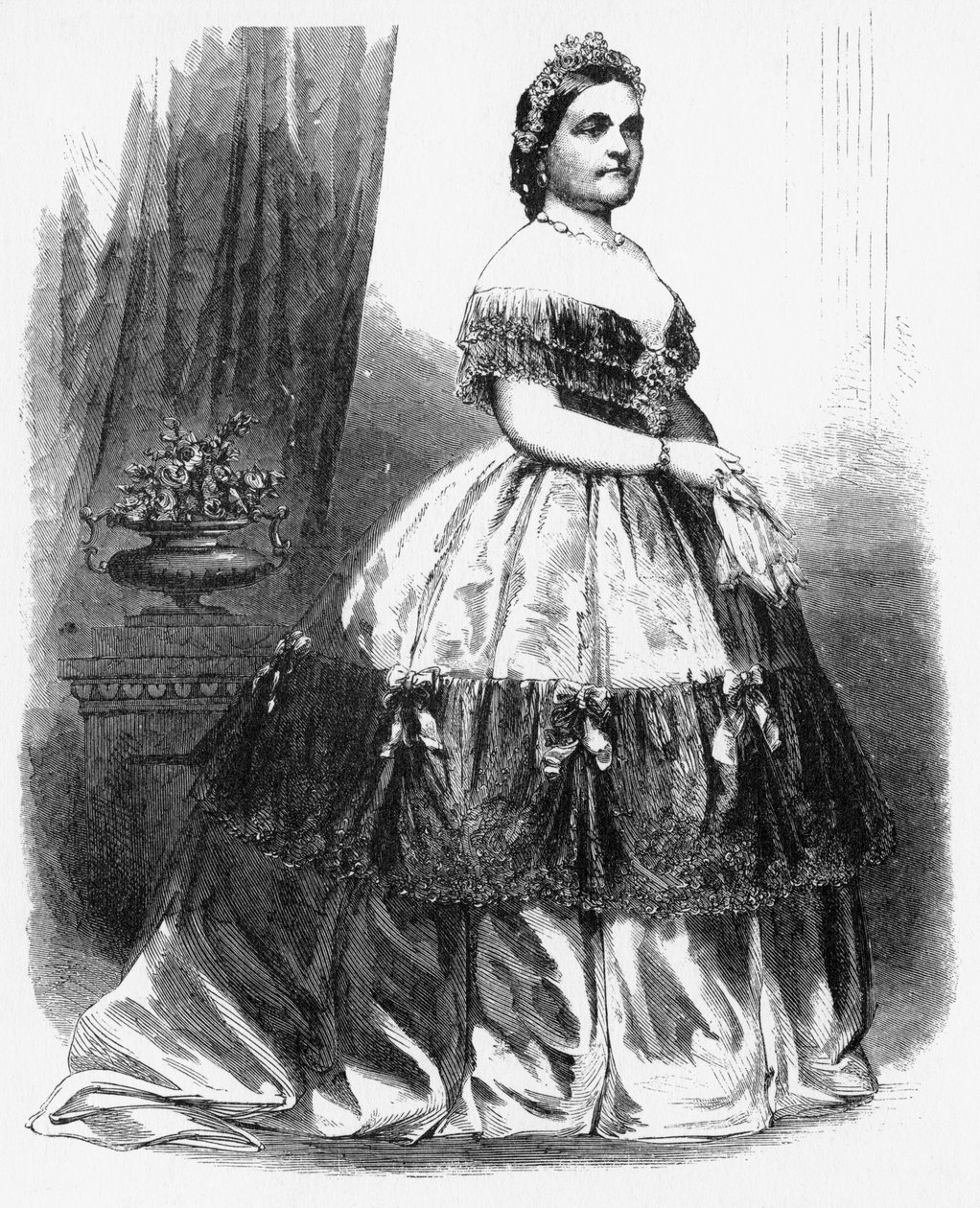 Pani Lincoln, ok. 1860. autorstwa Brady