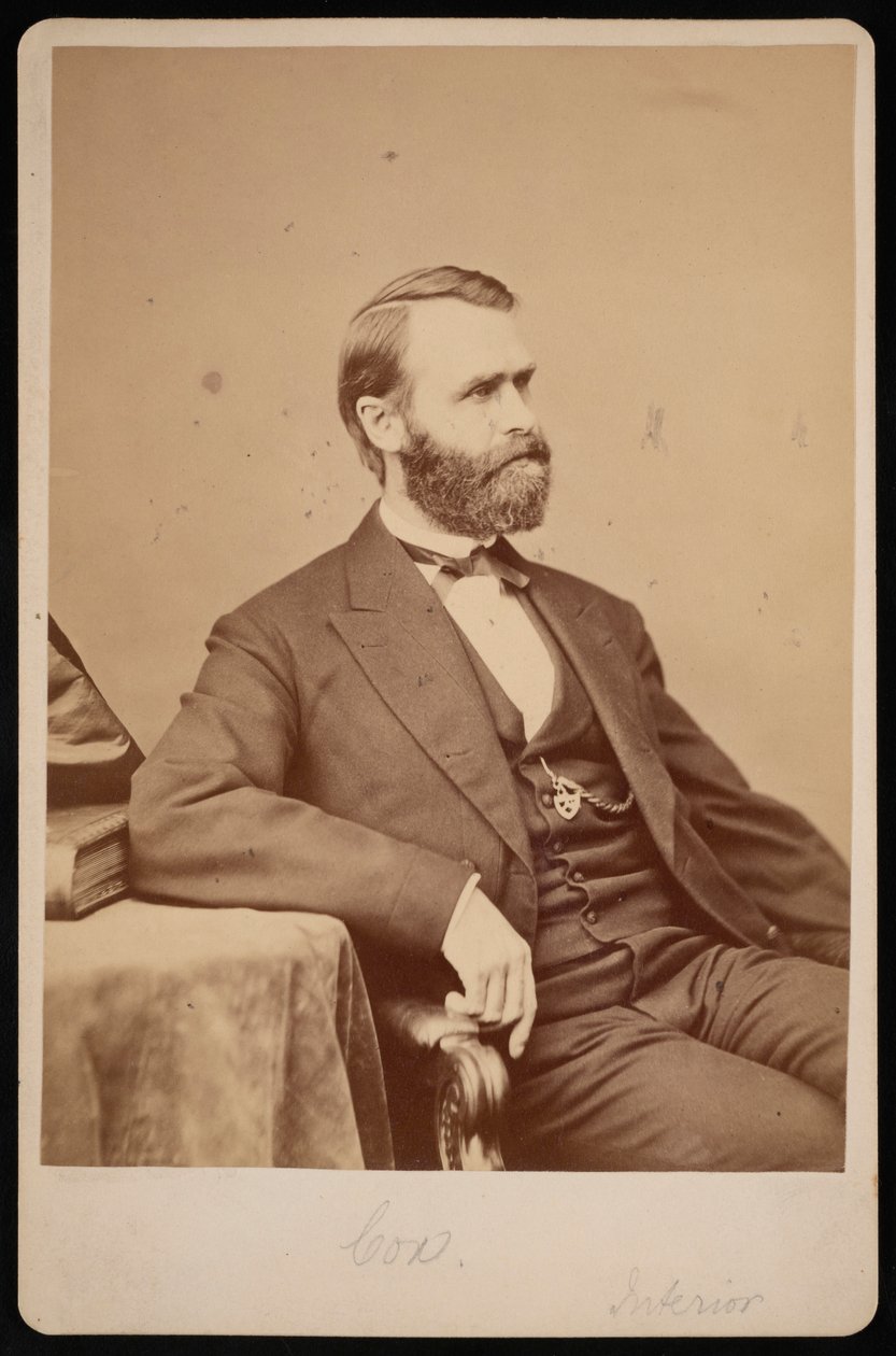 Portret Jacoba Dolsona Coxa 1828-1900, przed 1900. autorstwa Brady