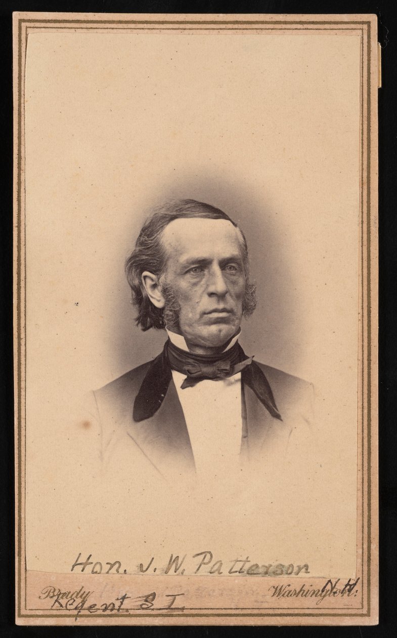 Portret Jamesa Willisa Pattersona 1823-1893, przed 1869. autorstwa Brady