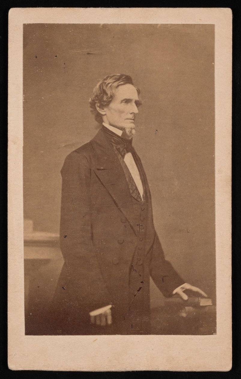 Portret Jeffersona Davisa 1808-1889, 1887. autorstwa Brady
