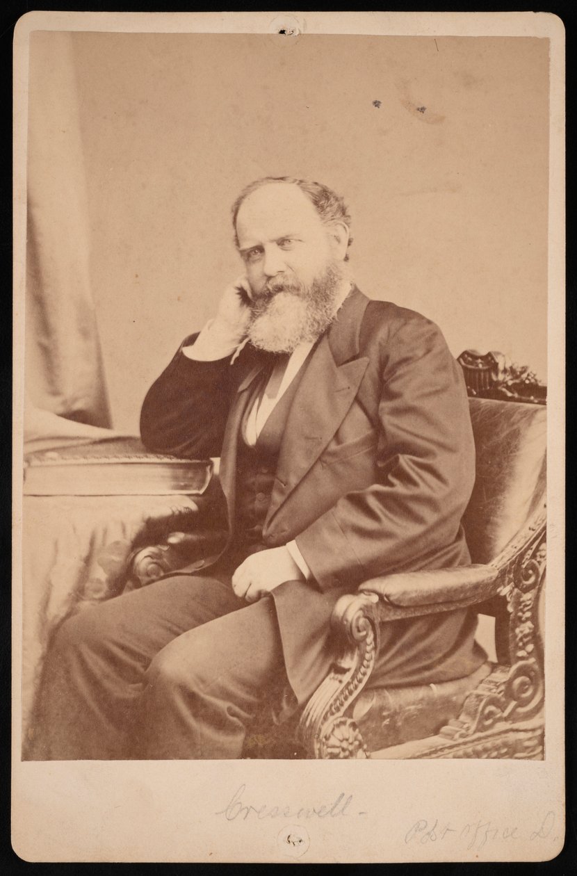 Portret Johna Angela Jamesa Creswella 1828-1891, przed 1891. autorstwa Brady