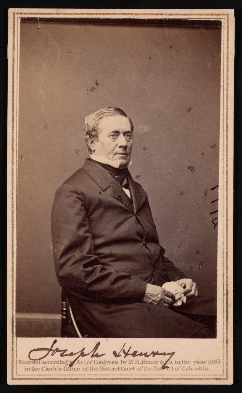 Portret Józefa Henryka 1797-1878, 1865. autorstwa Brady