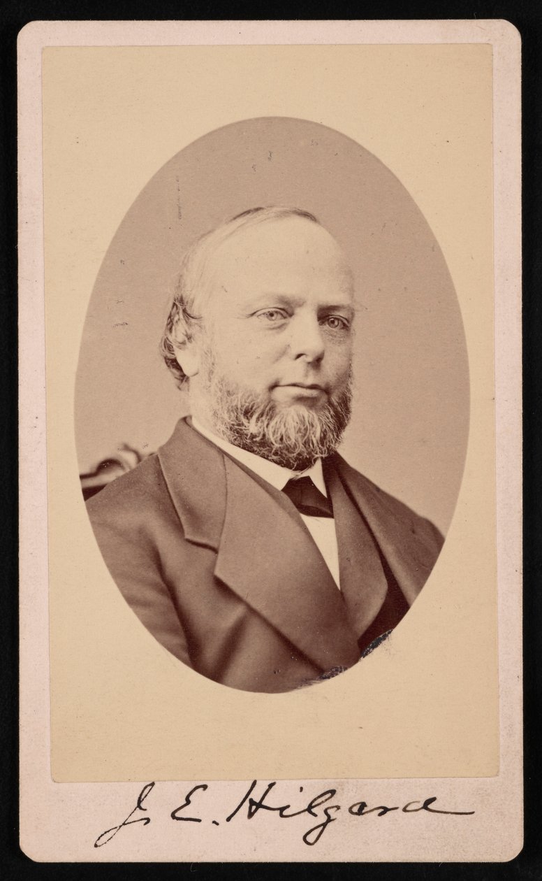 Portret Juliusza Erazma Hilgarda 1825-1891, 1875. autorstwa Brady