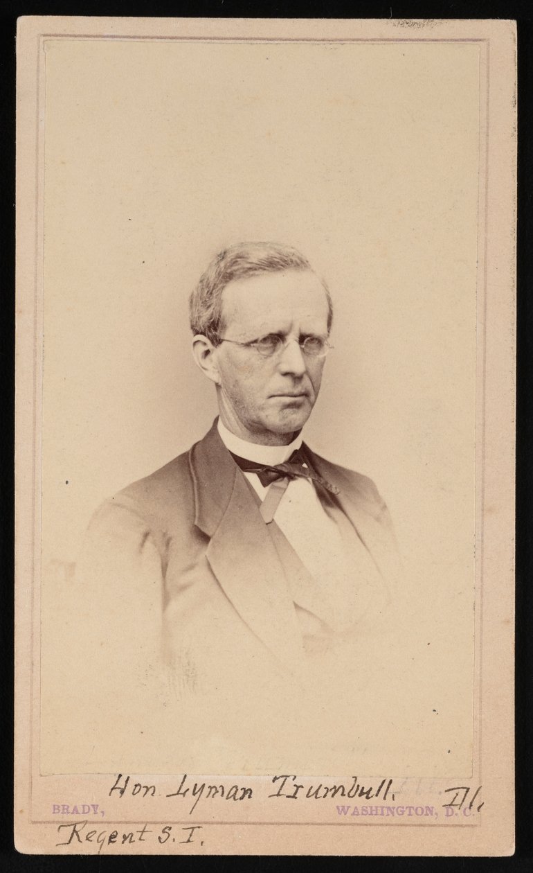 Portret Lymana Trumbulla 1813-1896, w latach 1862-1869. autorstwa Brady