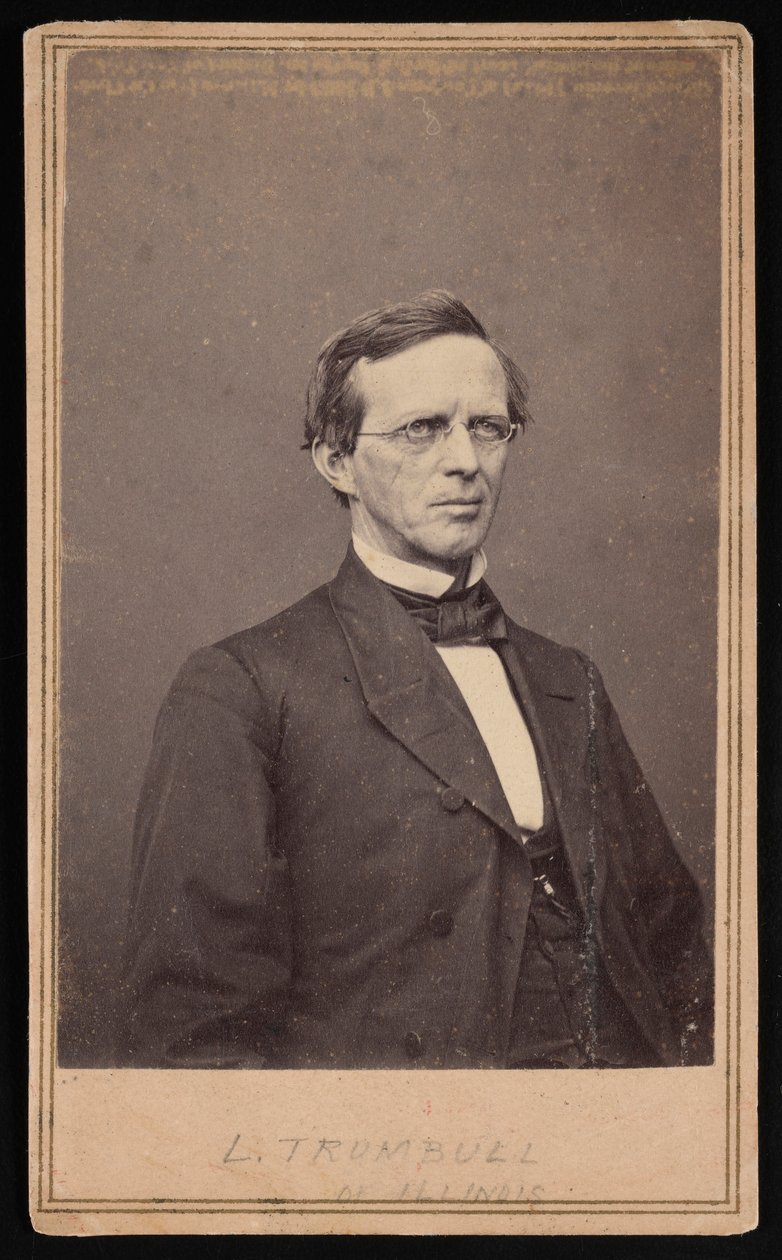 Portret Lymana Trumbulla 1813-1896, w latach 1864-1868. autorstwa Brady