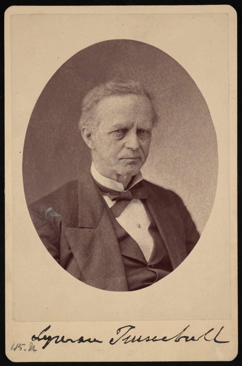 Portret Lymana Trumbulla 1813-1896, w latach 1868-1881. autorstwa Brady