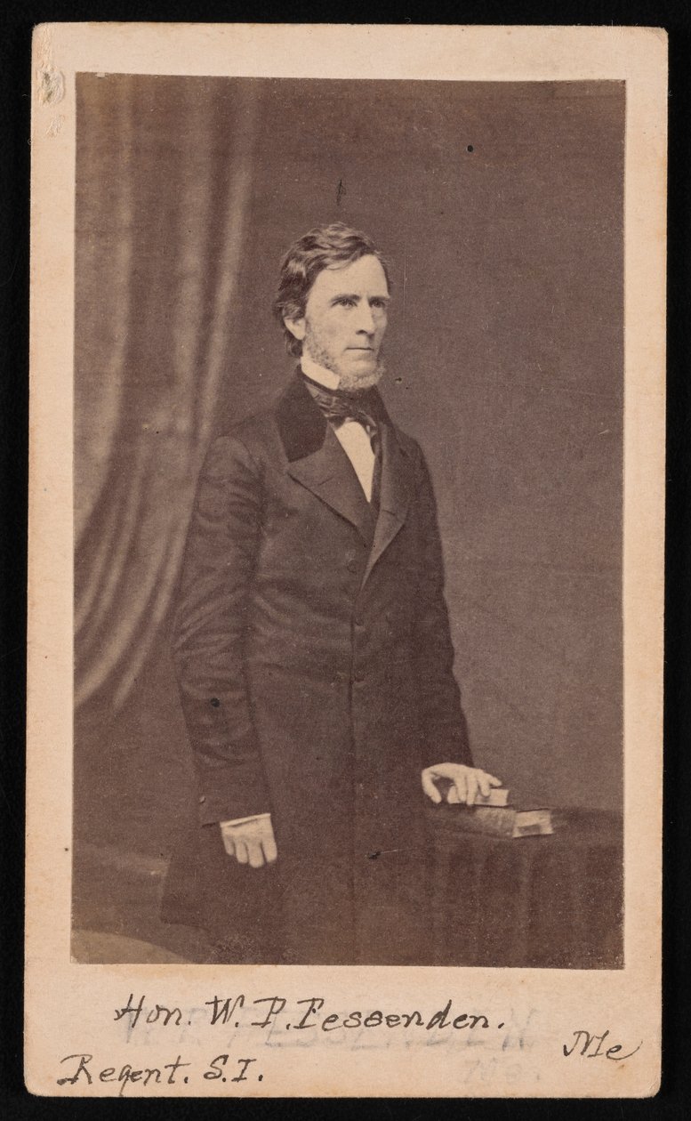 Portret Williama Pitta Fessendena 1806-1869, przed 1869. autorstwa Brady