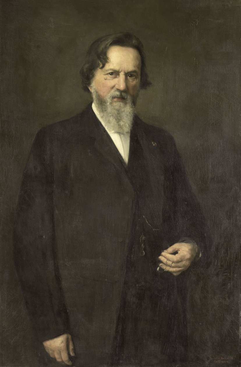 Profesor Franciscus Donders (1818-1889), fizjolog i okulista autorstwa Bramine Hubrecht