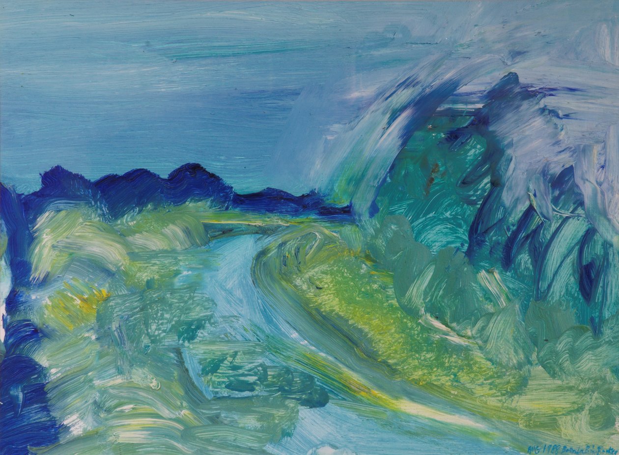 Krajobraz Błękitnej Rzeki I, 1988 autorstwa Brenda Brin Booker