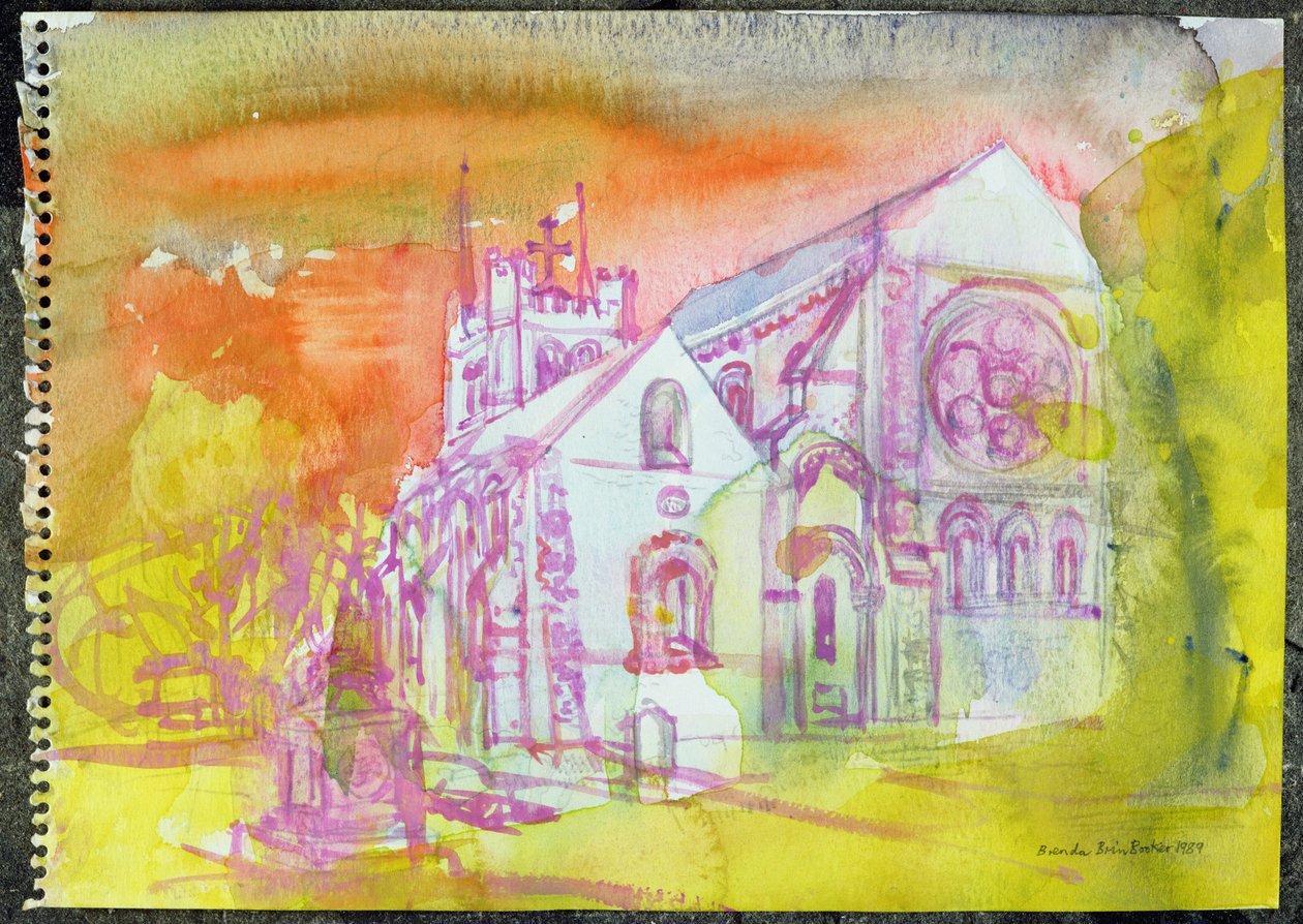 Opactwo Waltham (wc na papierze) autorstwa Brenda Brin Booker