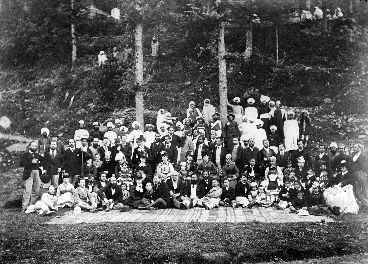 Biuro Spraw Zagranicznych Pic Nic, 1871 autorstwa British Photographer