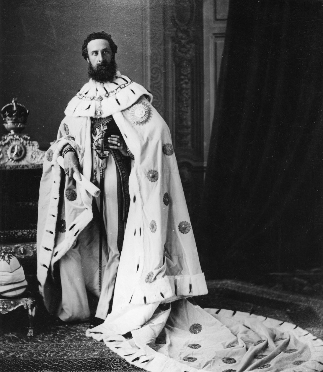 Lord Lytton - wicekról Indii, ok. 1876-80 autorstwa British Photographer