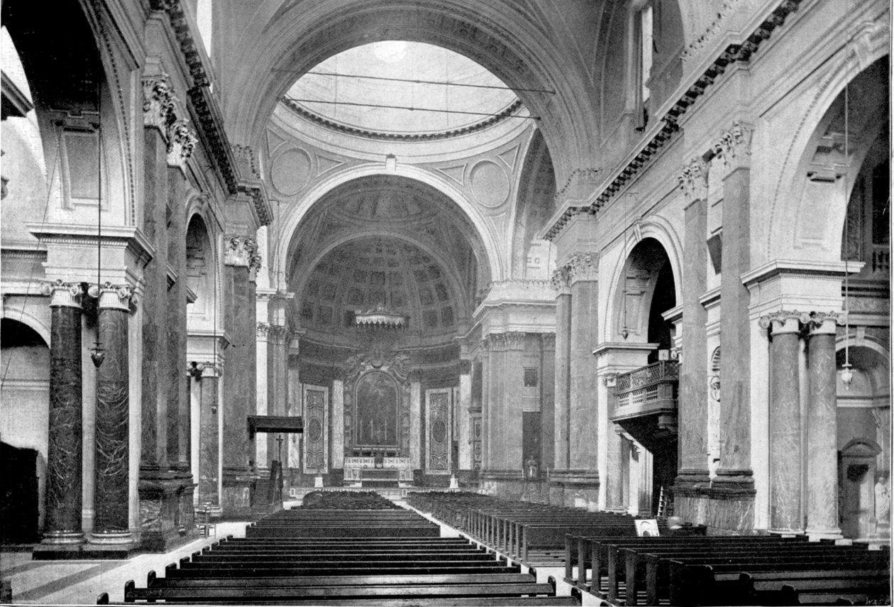 Brompton Oratory, Londyn, 1890 r. autorstwa British Photographer