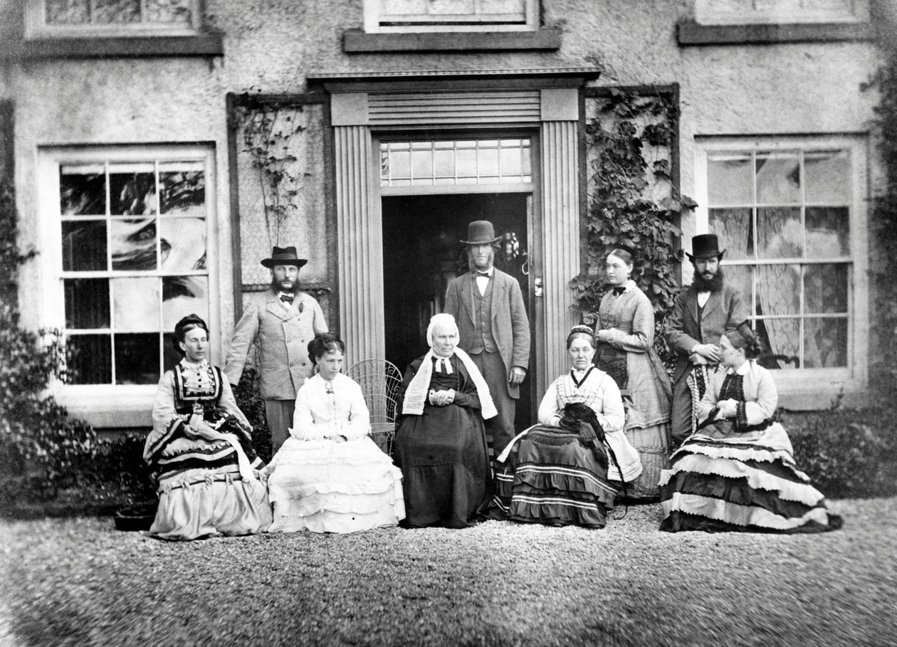 Wiktoriański portret rodzinny autorstwa British Photographer