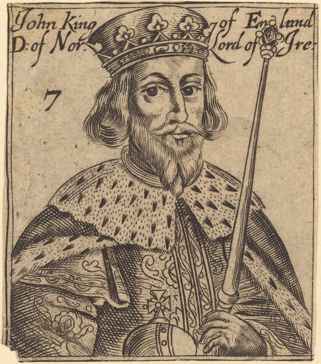 Jan, król Anglii autorstwa British 17th Century