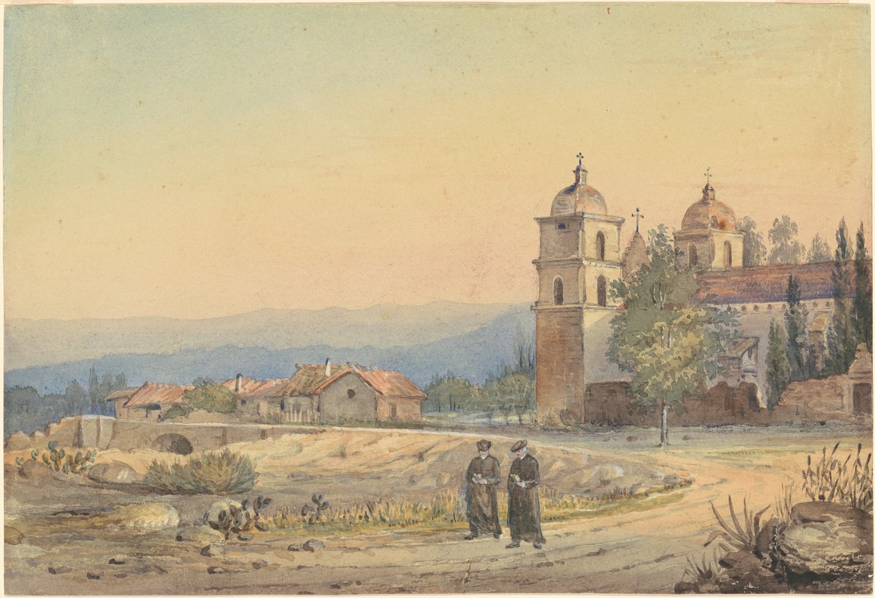 Kościół św. Barbary autorstwa British 19th Century