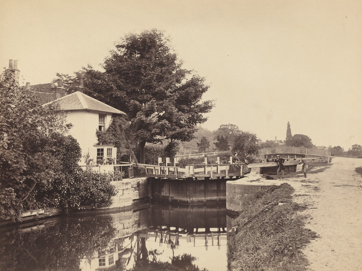 Domek Śluzy i Brama Śluzy autorstwa British 19th Century