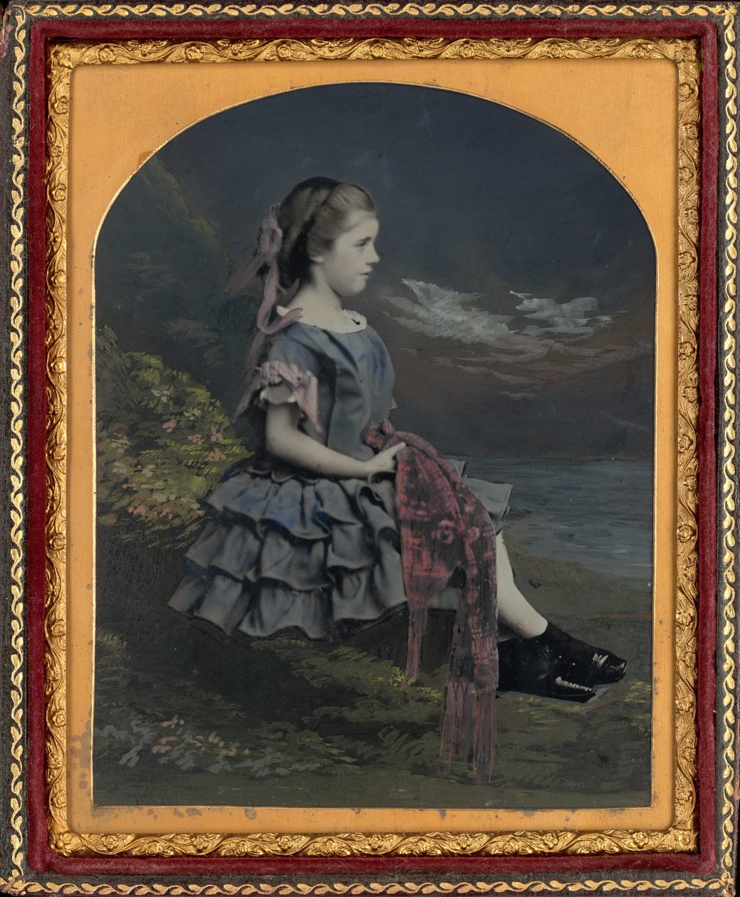 Portret dziewczyny autorstwa British 19th Century