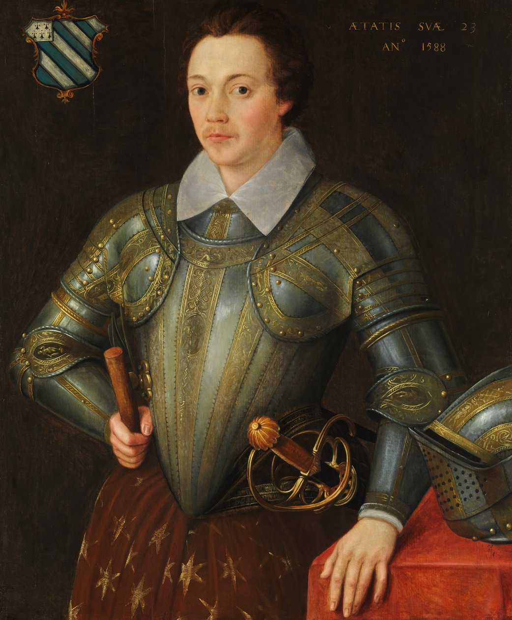 Sir John Shurley z Isfield 1565-1632. autorstwa British Painter