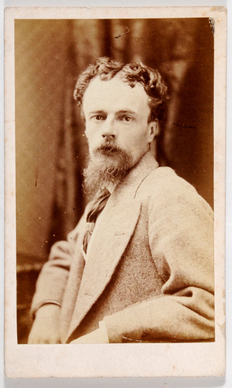 Wizytówka Johna Atkinsona Grimshawa (zdjęcie czarno-białe) autorstwa British Photographer