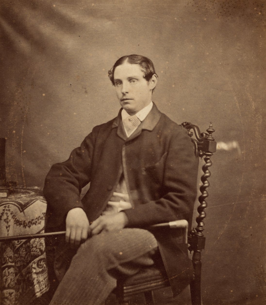 Portret mężczyzny, ok. 1855 (zdjęcie) autorstwa British Photographer