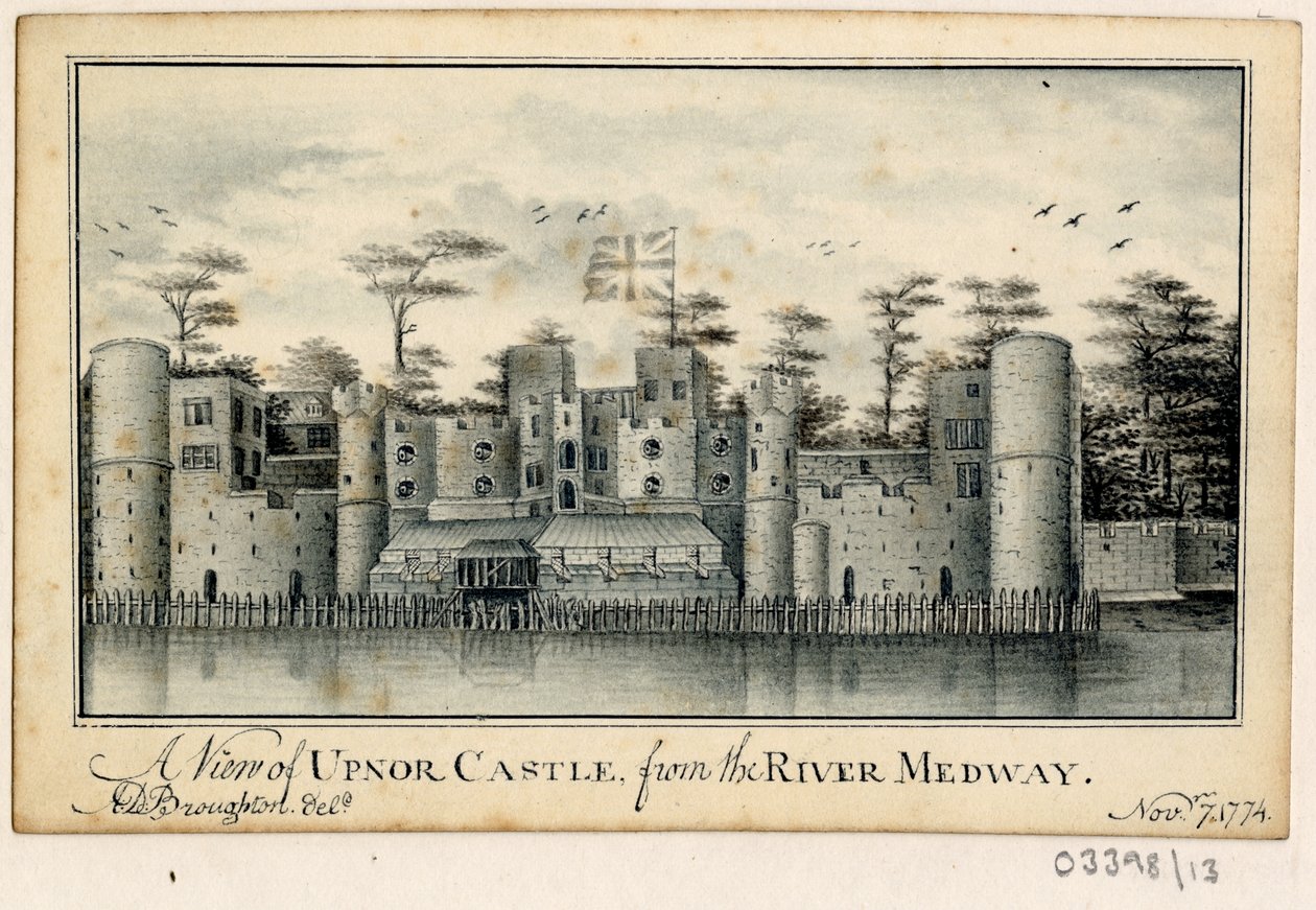 Cykl szkiców, widoków w Wielkiej Brytanii, na kontynencie iw Ameryce 1772-1778 (akwarela) autorstwa British School