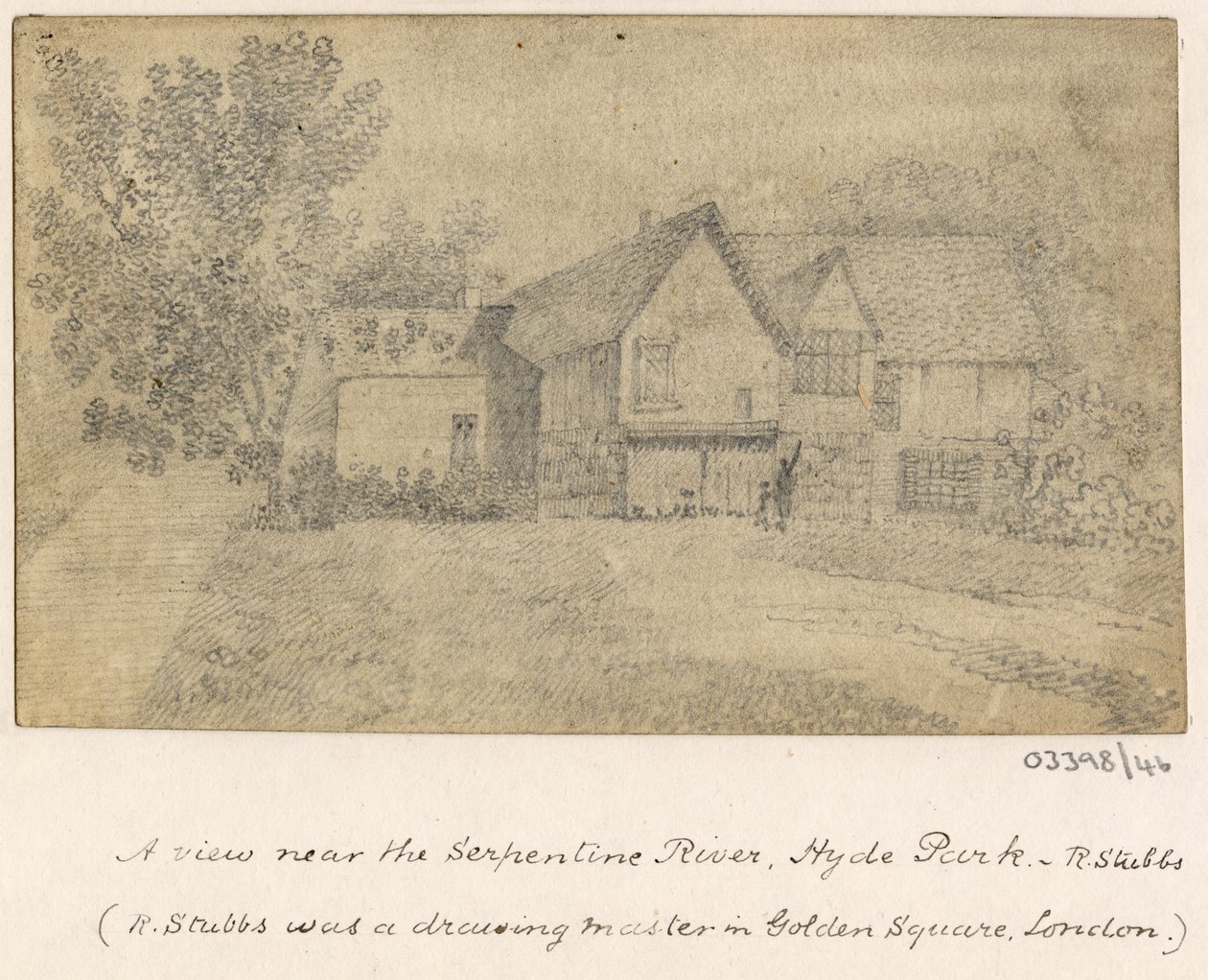 Cykl szkiców, widoków w Wielkiej Brytanii, na kontynencie iw Ameryce 1772-1778 (akwarela) autorstwa British School