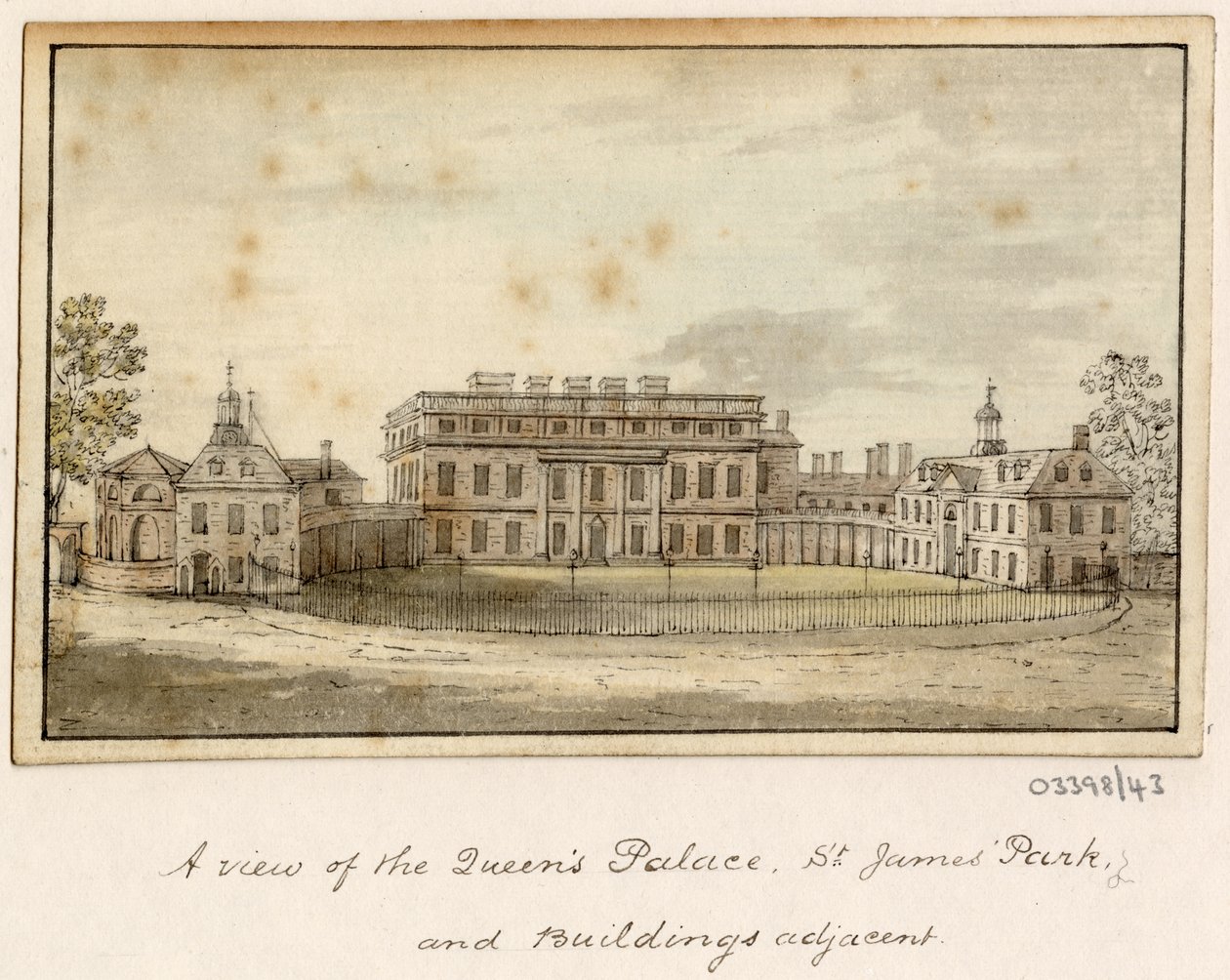 Cykl szkiców, widoków w Wielkiej Brytanii, na kontynencie iw Ameryce 1772-1778 (akwarela) autorstwa British School