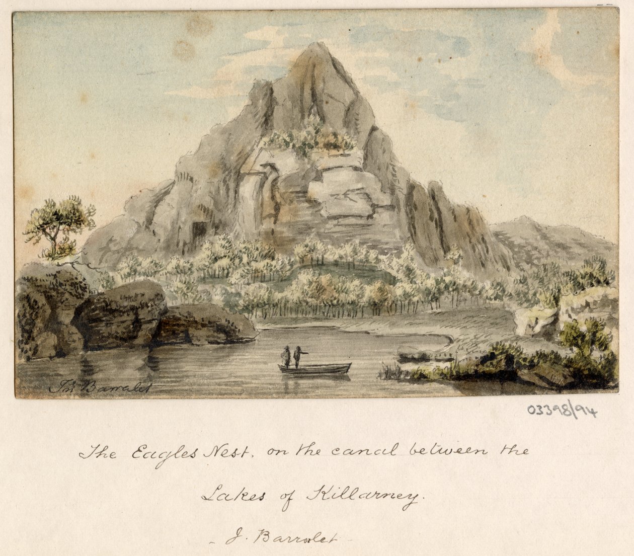 Cykl szkiców, widoków w Wielkiej Brytanii, na kontynencie iw Ameryce 1772-1778 (akwarela) autorstwa British School