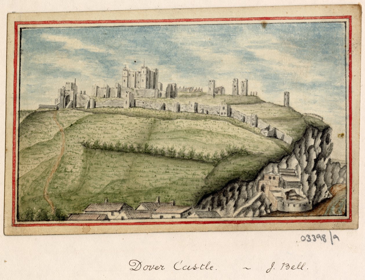 Cykl szkiców, widoków w Wielkiej Brytanii, na kontynencie iw Ameryce 1772-1778 (akwarela) autorstwa British School
