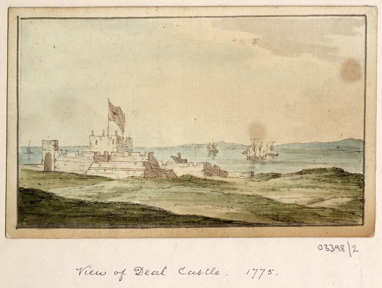 Cykl szkiców, widoków w Wielkiej Brytanii, na kontynencie iw Ameryce 1772-1778 (akwarela) autorstwa British School