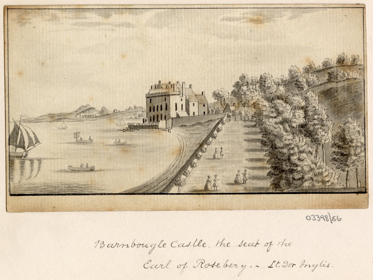 Cykl szkiców, widoków w Wielkiej Brytanii, na kontynencie iw Ameryce 1772-1778 (akwarela) autorstwa British School