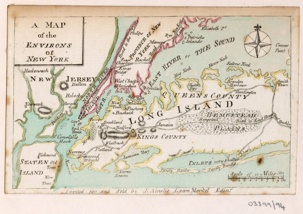 Cykl szkiców, widoków w Wielkiej Brytanii, na kontynencie iw Ameryce 1772-1778 (akwarela) autorstwa British School