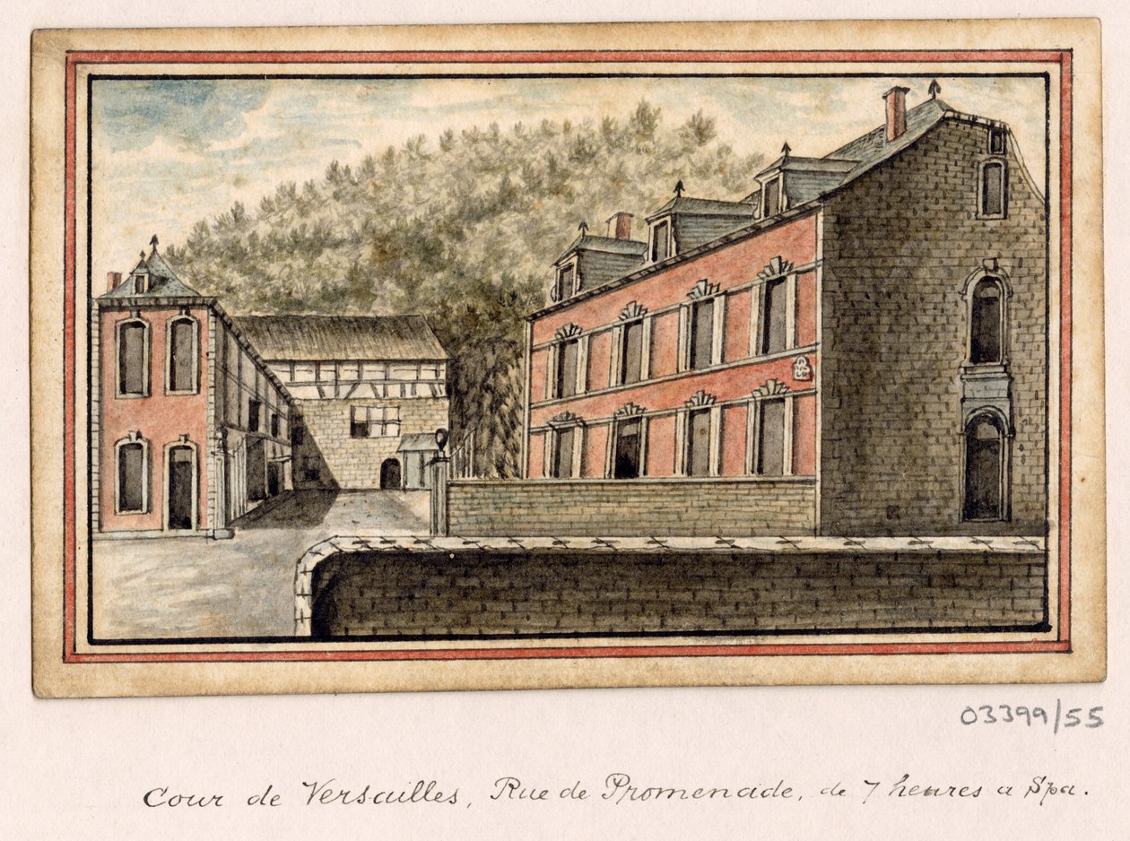 Cykl szkiców, widoków w Wielkiej Brytanii, na kontynencie iw Ameryce 1772-1778 (akwarela) autorstwa British School