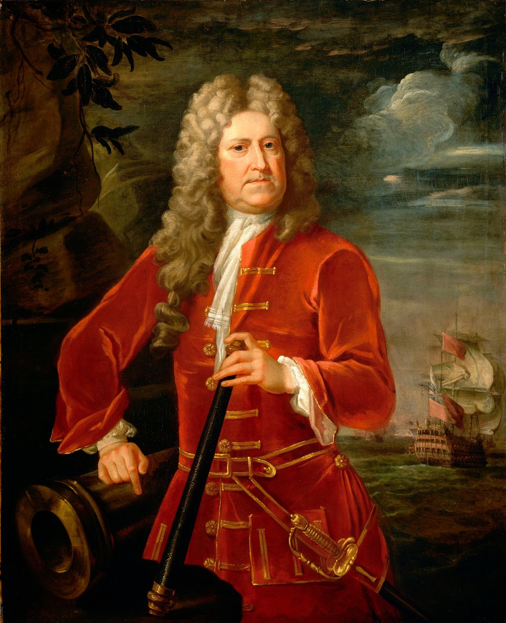 Admirał Nicholas Haddock (1686-1746), ok. 1742-43 (olej na płótnie) autorstwa British School