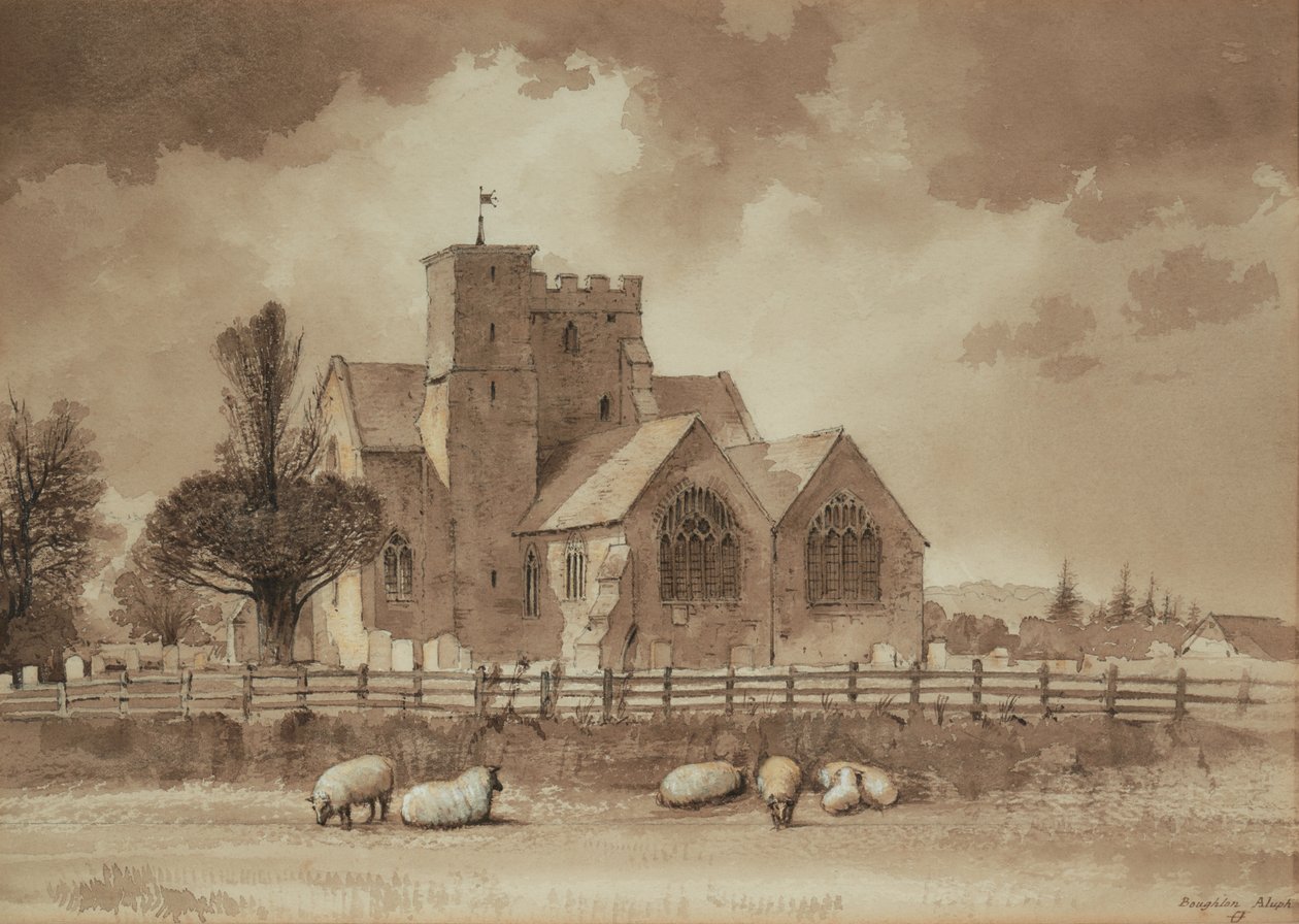 Kościół Boughton Aluph autorstwa British School