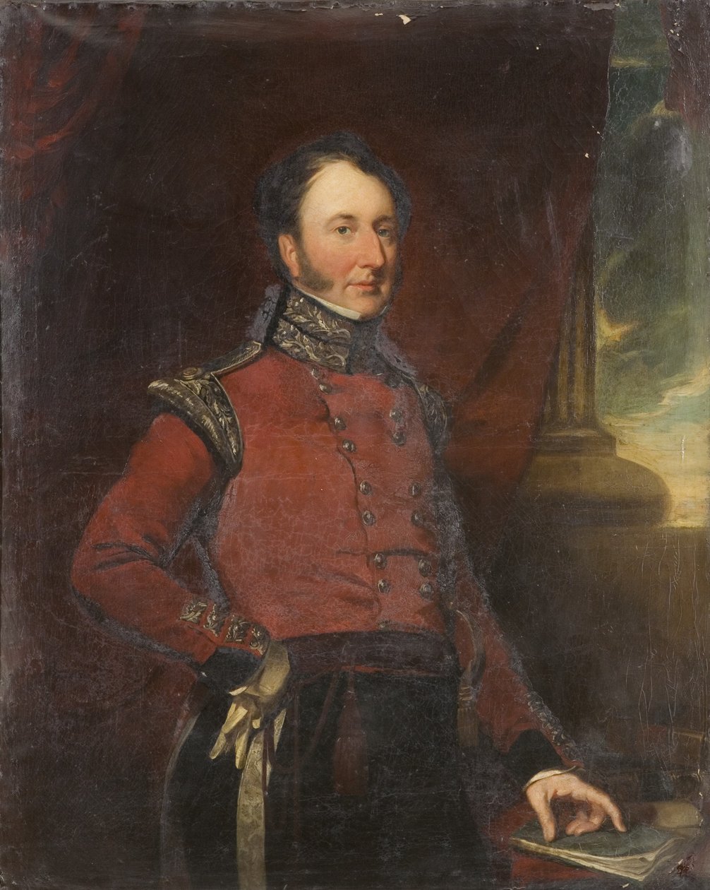 Kapitan Henry Charles Harford z Frenchay Lodge (olej na płótnie) autorstwa British School