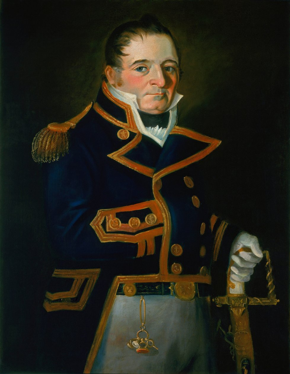 Kapitan John Richards Lapenotiere (1770-1834), ok. 1805 (olej na płótnie) autorstwa British School