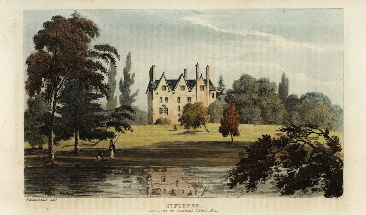 Clumber Park, Nottinghamshire, siedziba księcia Newcastle autorstwa British School