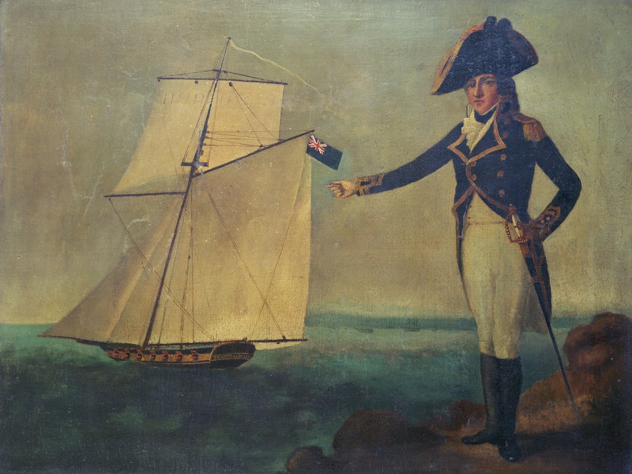 Komandor John Crispo (1773-1841) autorstwa British School