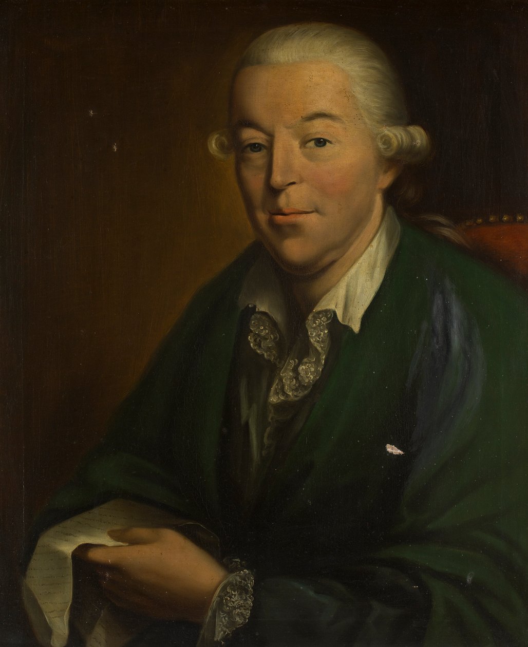 Portret w połowie długości Charlesa Hay z Hannes (olej na płótnie) autorstwa British School
