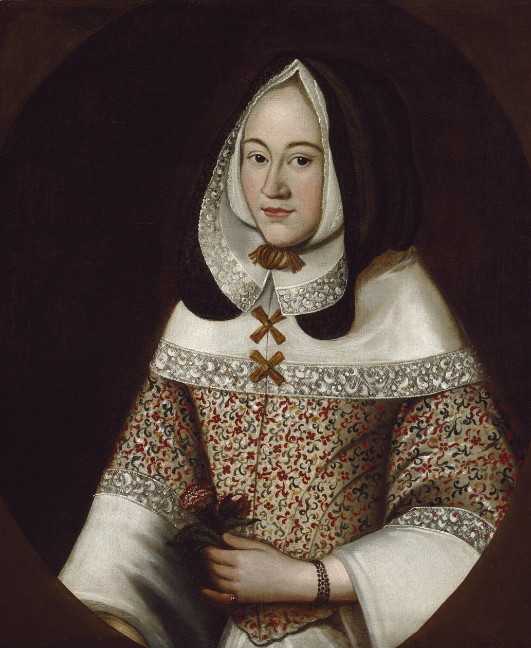 Jane, pierwsza żona Johna Tradescanta Młodszego, ok. 1630 autorstwa British School