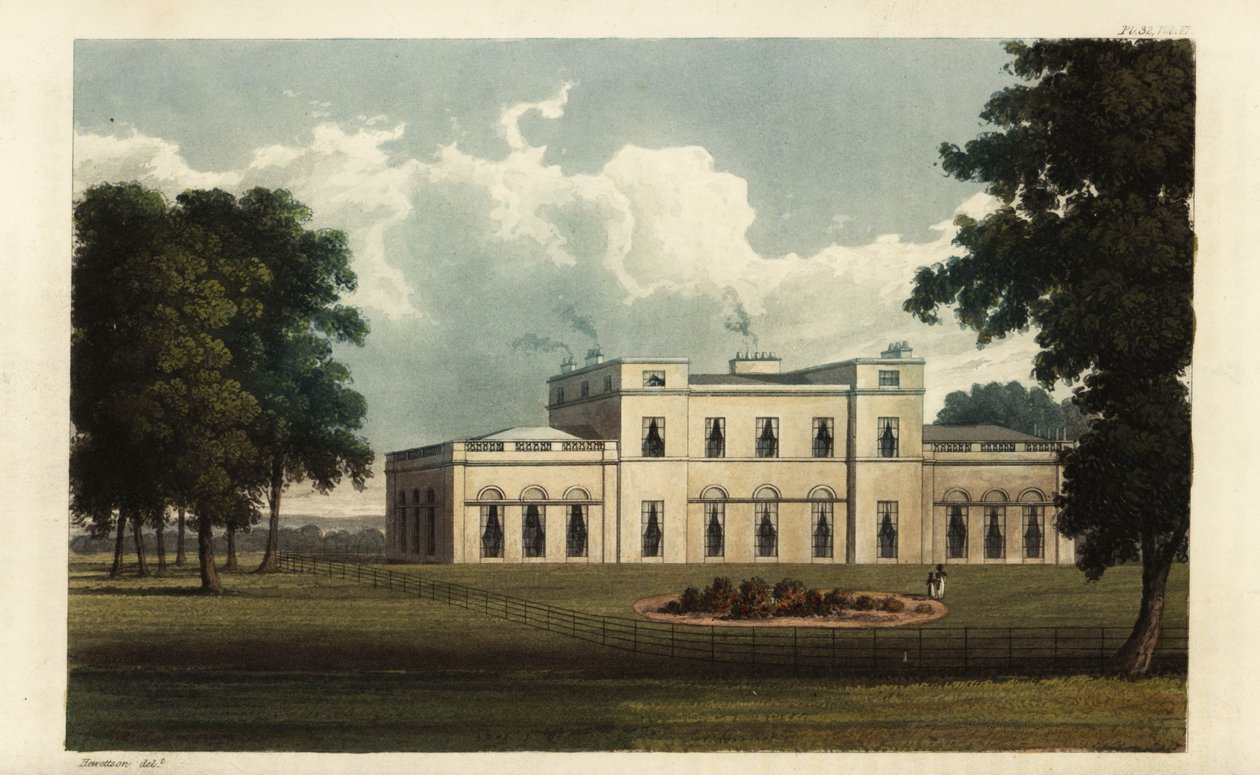 Mount Edgcumbe, Kornwalia, siedziba Richarda Edgcumbe autorstwa British School